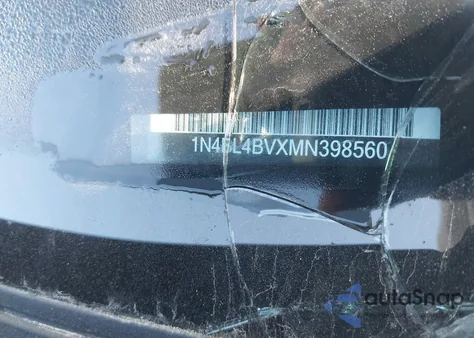 2021 Nissan Altima S Fwd z USA, uszkodzony, nr VIN 1N4BL4BVXMN398560